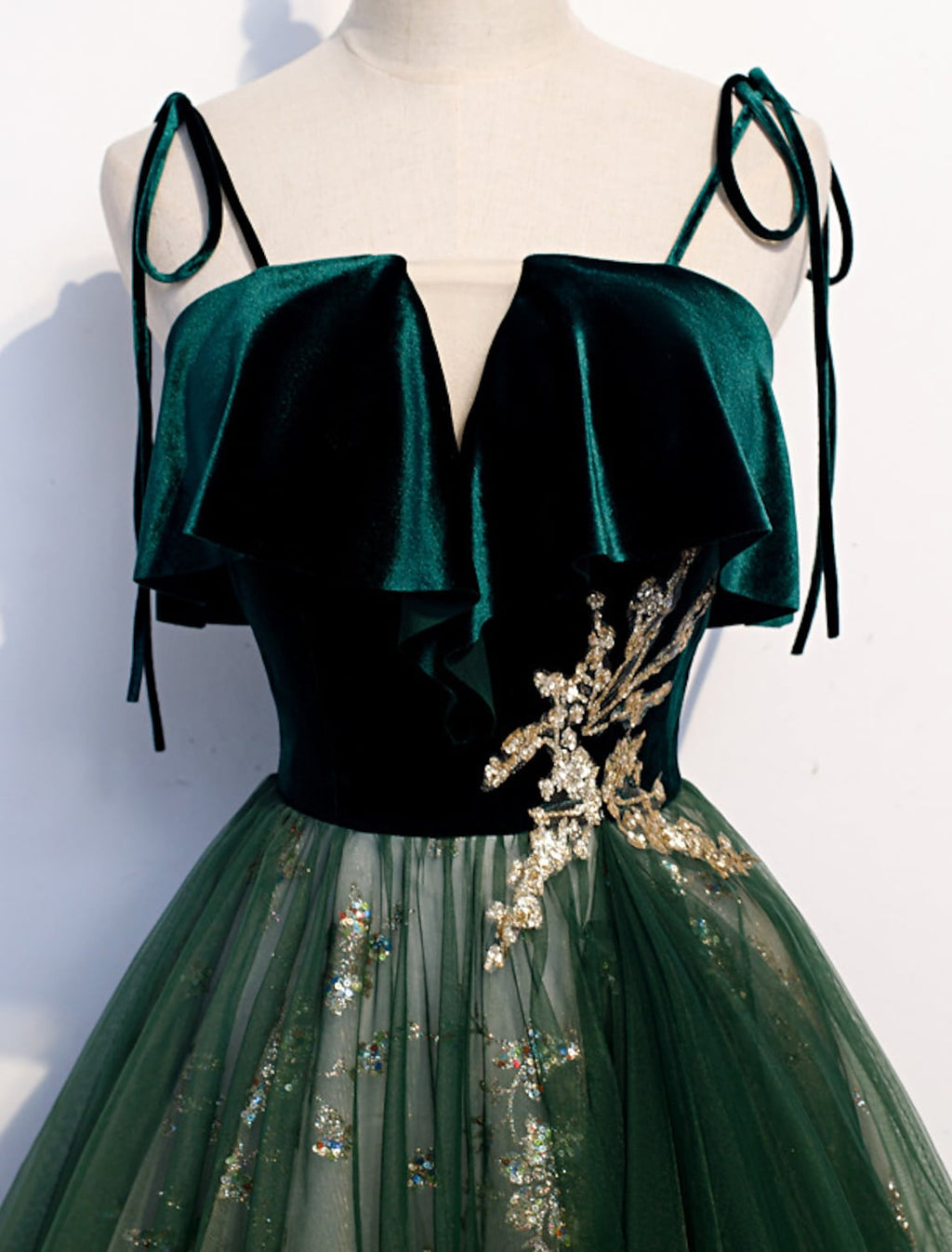 Glittering Engagement Formal Evening Dress Strap Sleeveless Floor Length