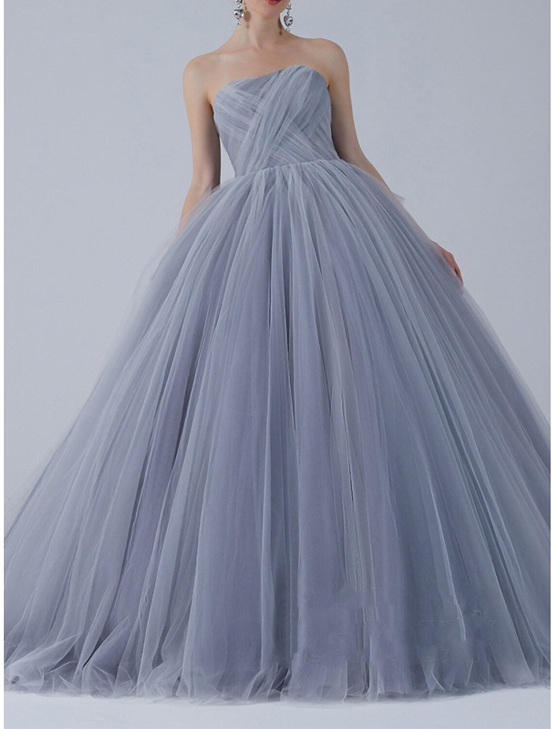 Ball Gown Prom Dresses Luxurious Dress Quinceanera Prom Sweep / Brush Train Short Sleeve Off Shoulder with Bow(s) Pleats