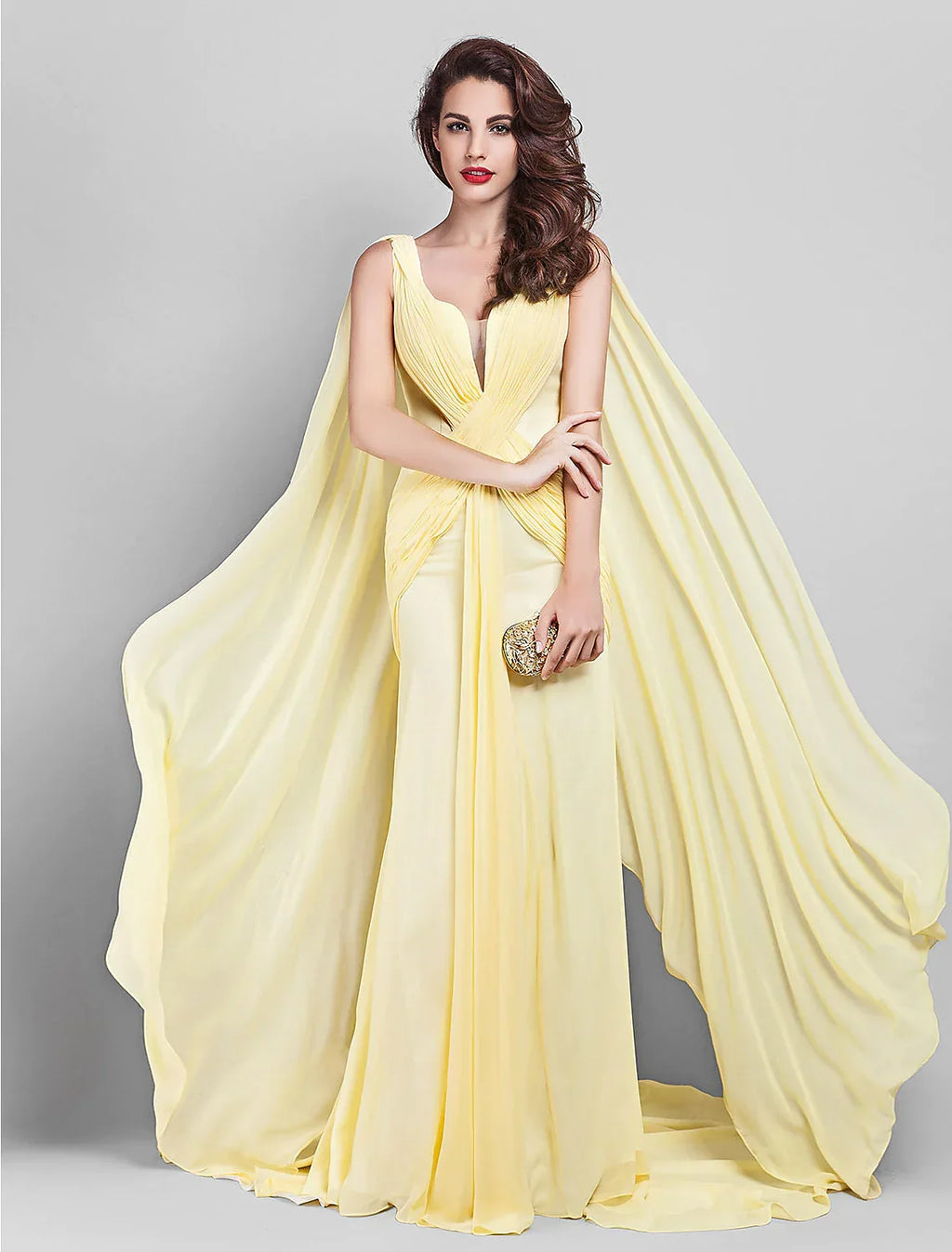 Wedding Guest Sleeveless Neck V Back Criss Cross Side