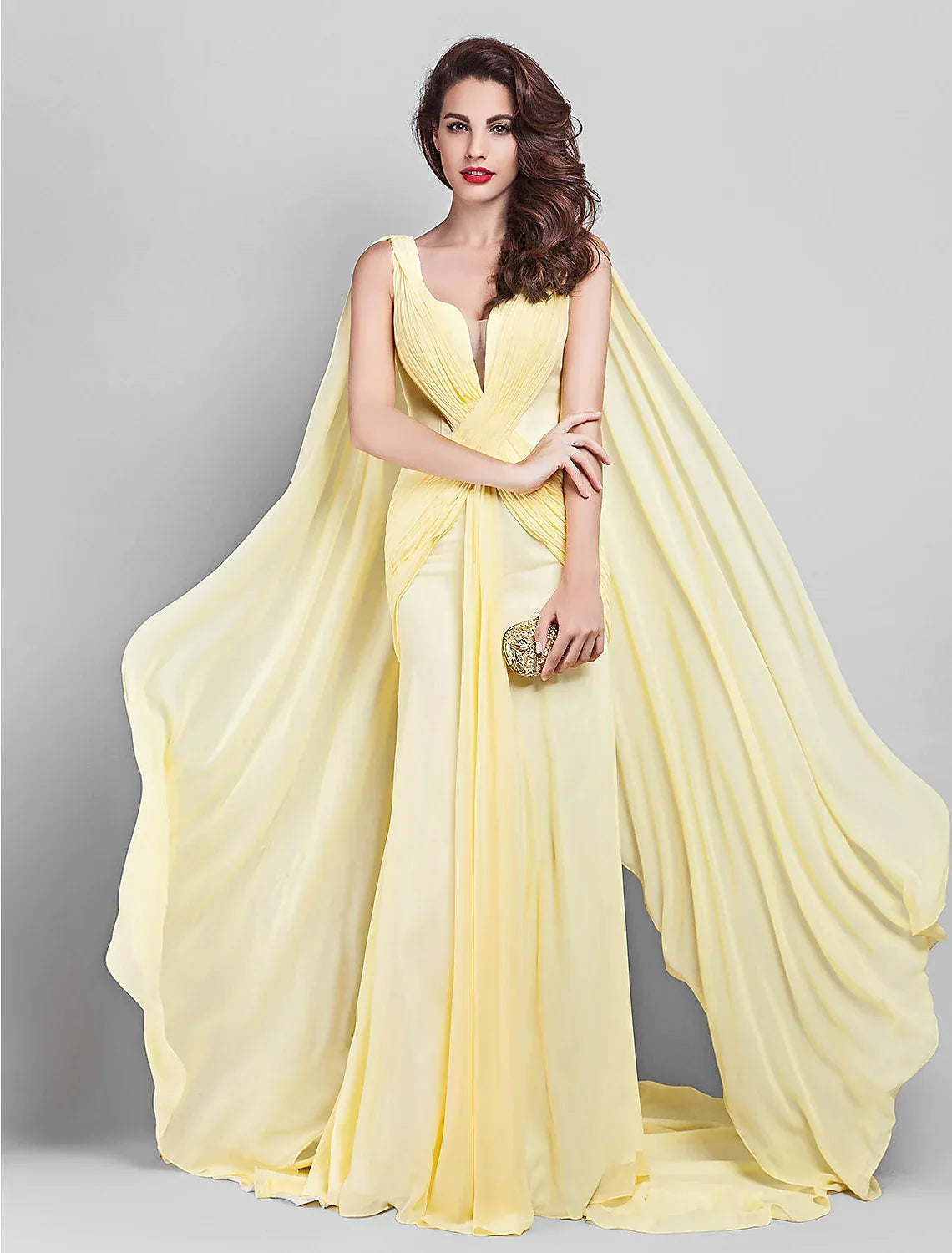 Wedding Guest Sleeveless Neck V Back Criss Cross Side