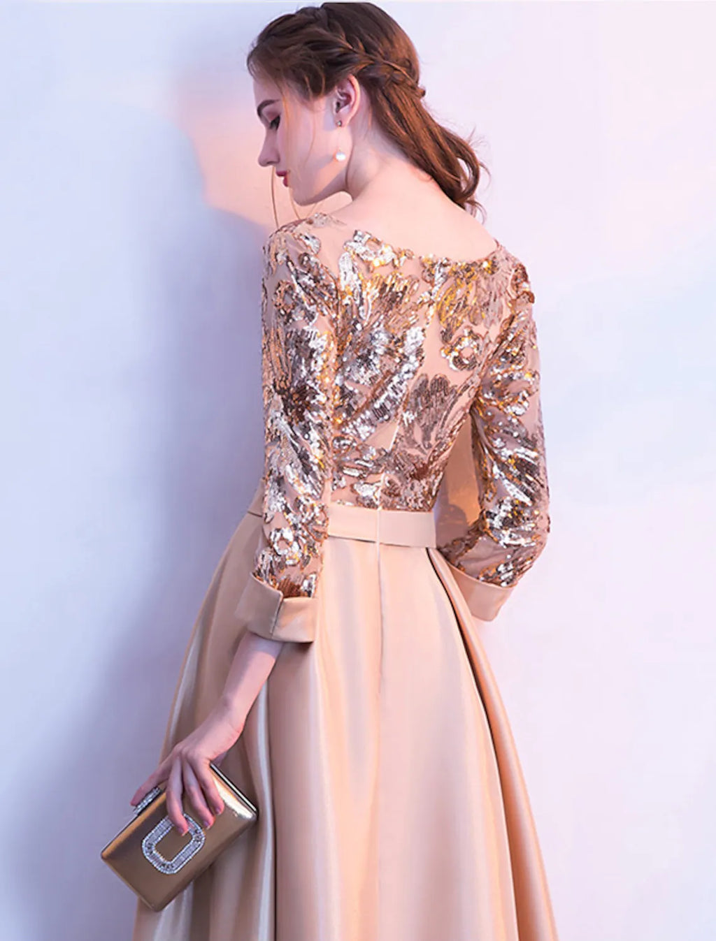Glittering Elegant Prom Formal Evening Dress